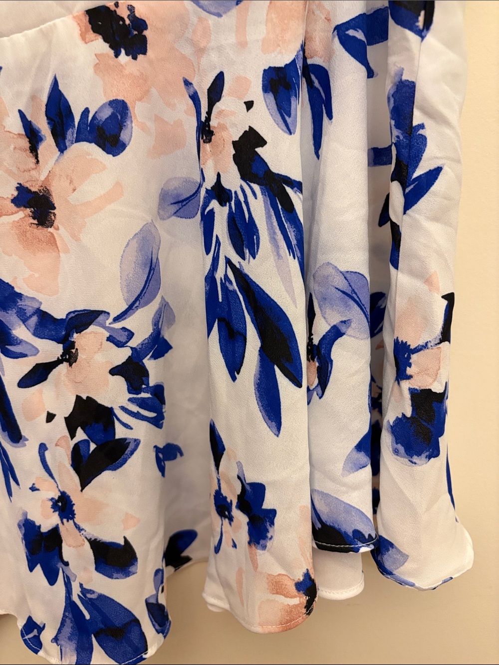Torrid Georgette Peplum Floral Top Flutter Sleeves Size 1 14-16 - Picture 6 of 14